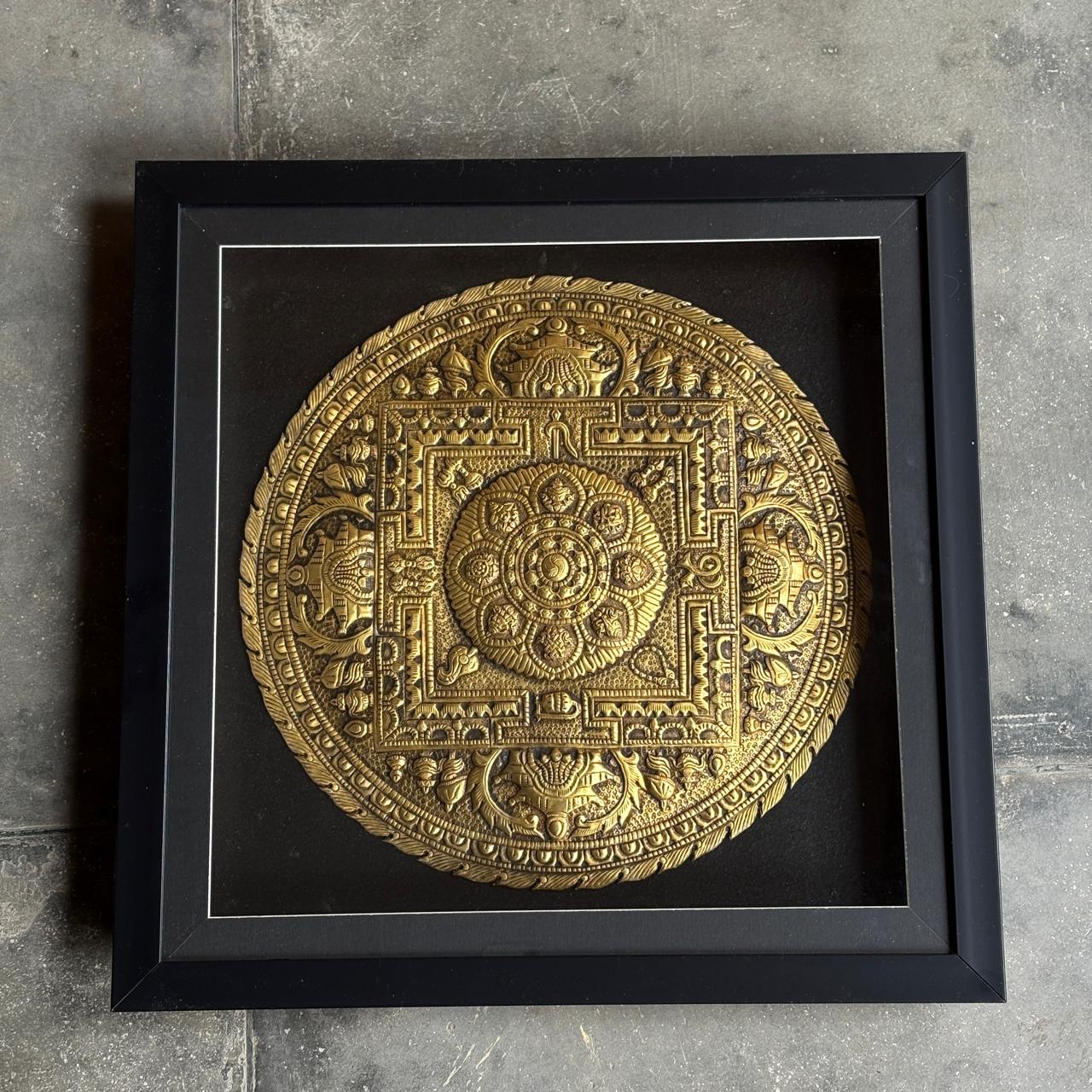 Yin and Yang Astamangal Mandala