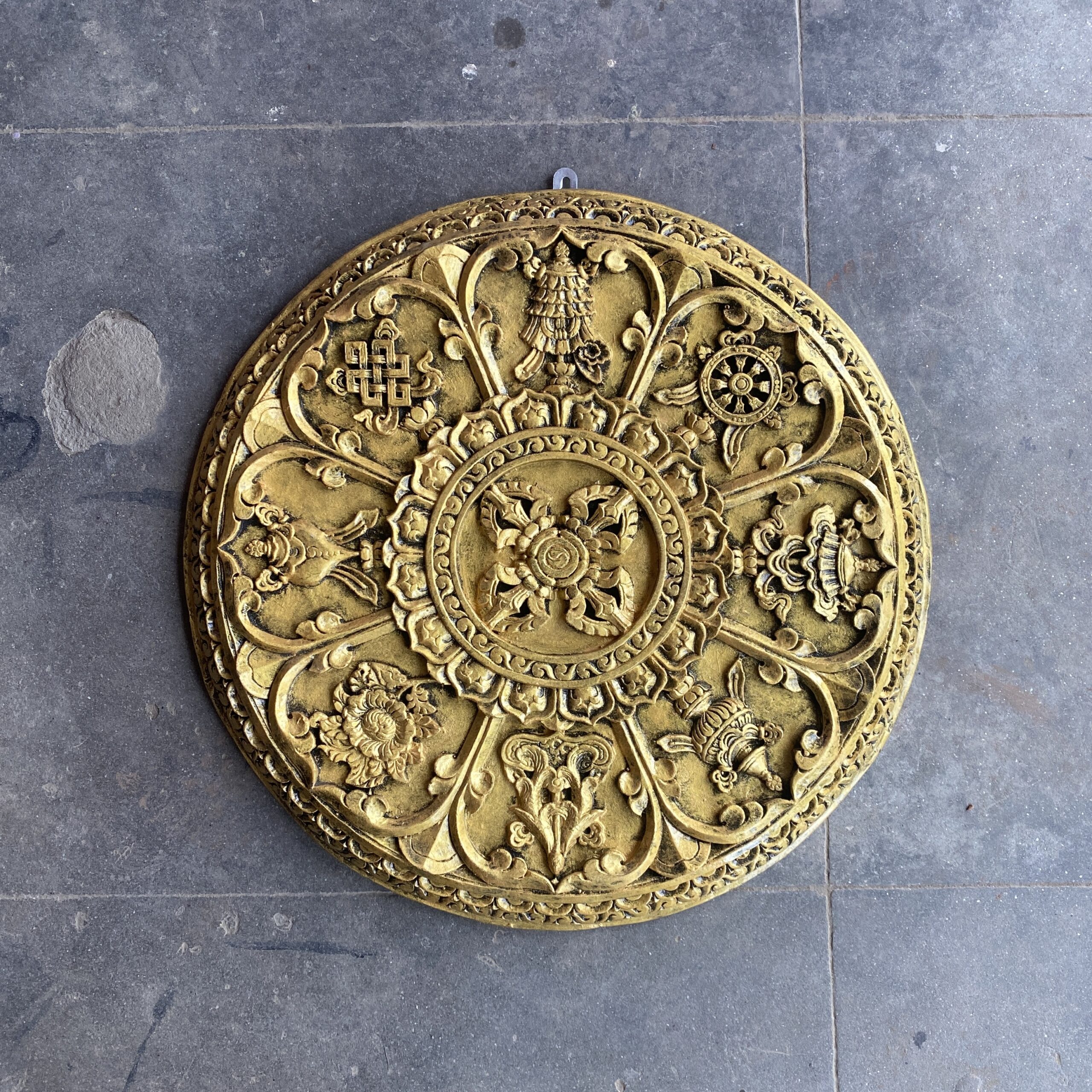 18 inch Bajra Astamangal Mandala