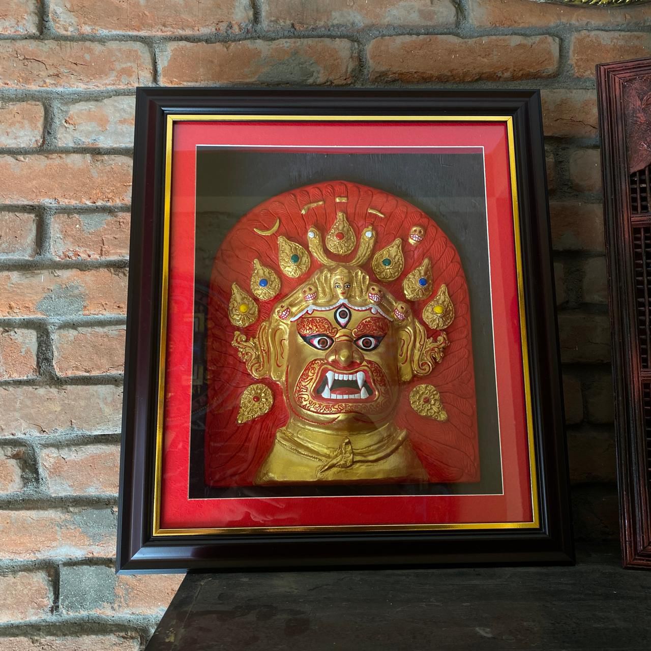 23 inch Bajra Astamangal Mandala - Image 3